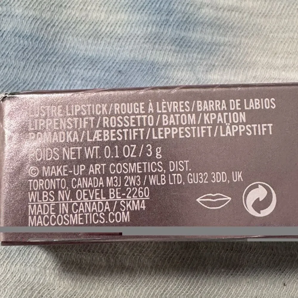 MAC Lustre Lipstick - Frost Firework Collection - Once Bitten, Ice Shy A20 - NIB
